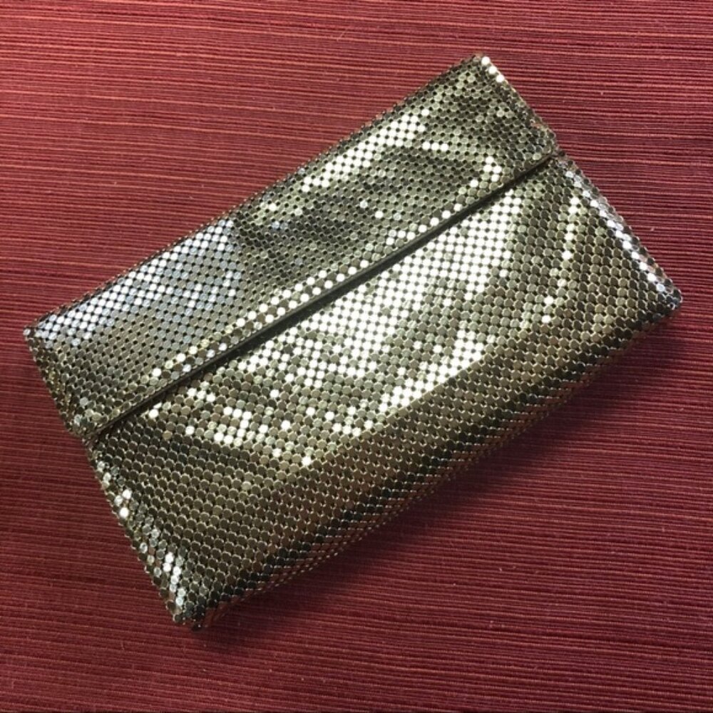 Jewelry Case Whiting & Davis Gold Mesh Clutch